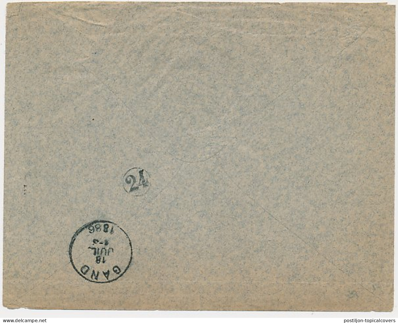 Trein Haltestempel S Gravenhage 1886 - Briefe U. Dokumente
