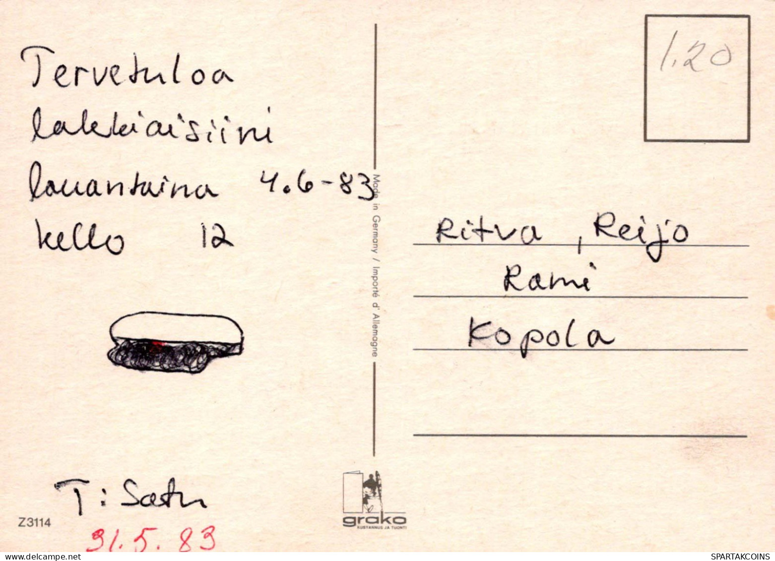 BAMBINO BAMBINO Scena S Paesaggios Vintage Postal CPSM #PBT706.IT - Scènes & Paysages