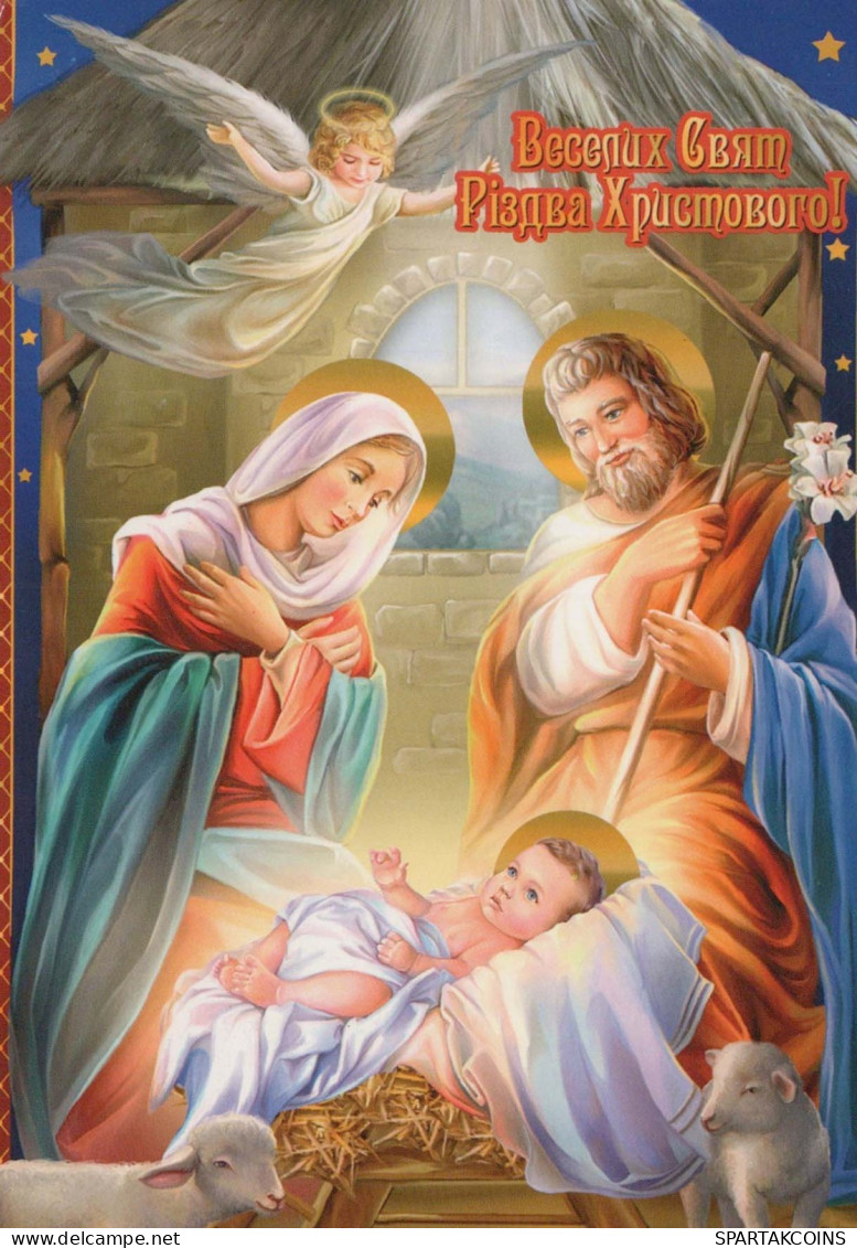 ANGELO Natale Gesù Bambino Vintage Cartolina CPSM #PBP635.IT - Angels