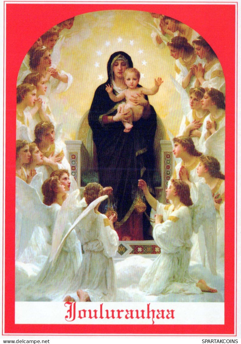 ANGELO Natale Gesù Bambino Vintage Cartolina CPSM #PBP378.IT - Angels