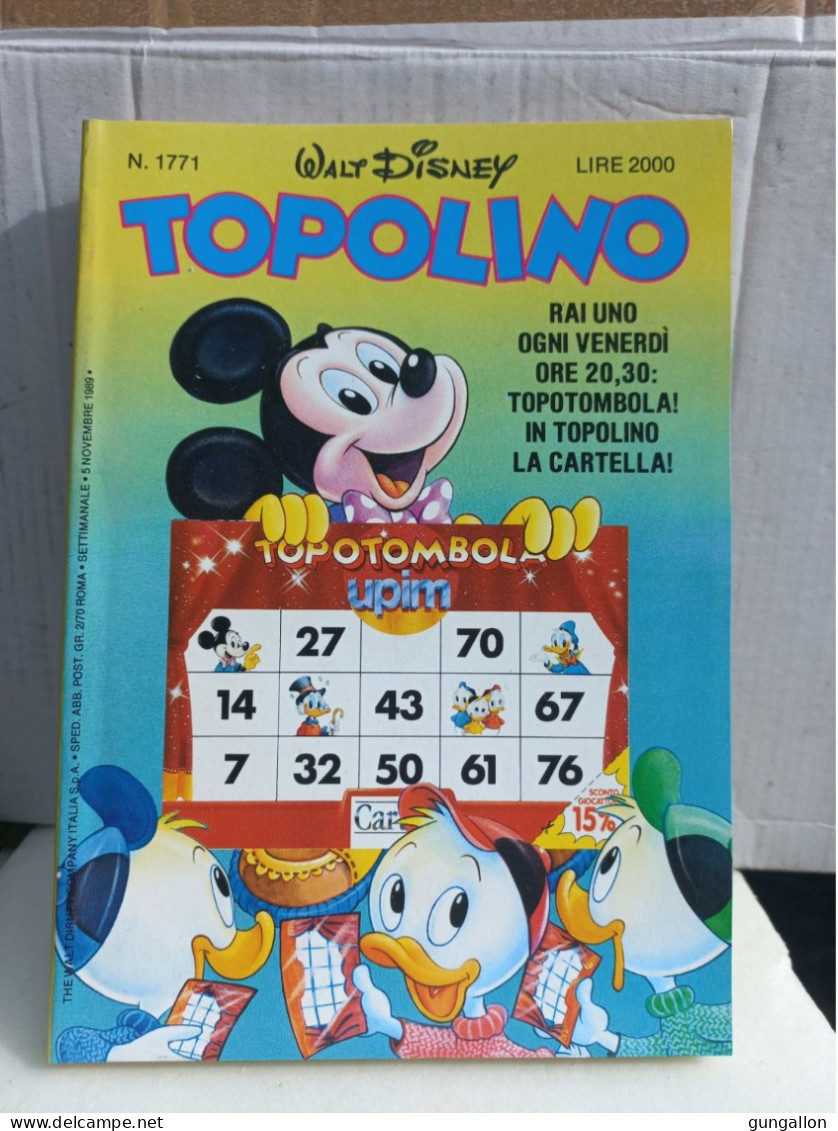 Topolino (Mondadori 1989) N. 1771 - Disney