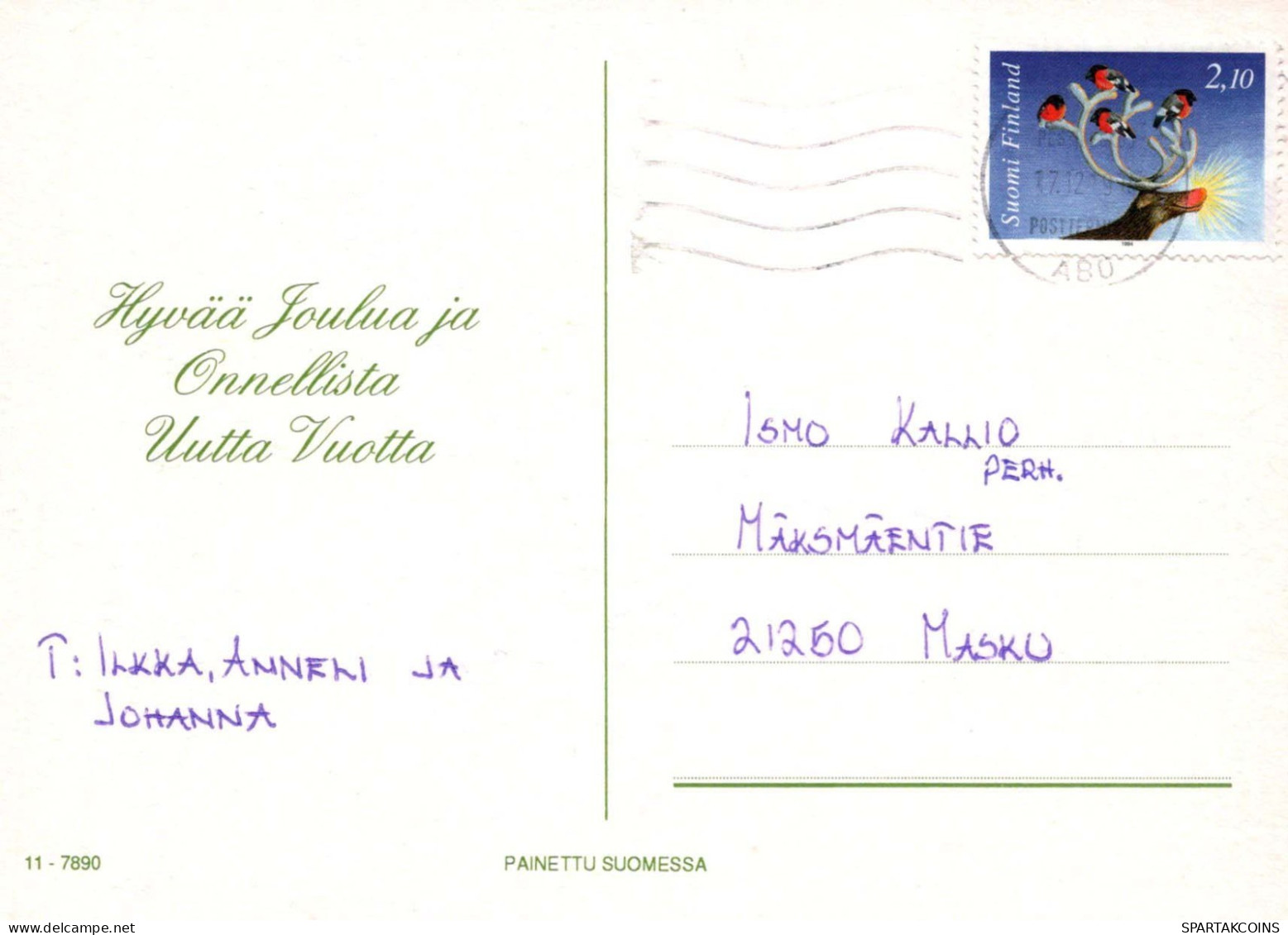 BAMBINO Scena Paesaggio Gesù Bambino Vintage Cartolina CPSM #PBB538.IT - Scènes & Paysages