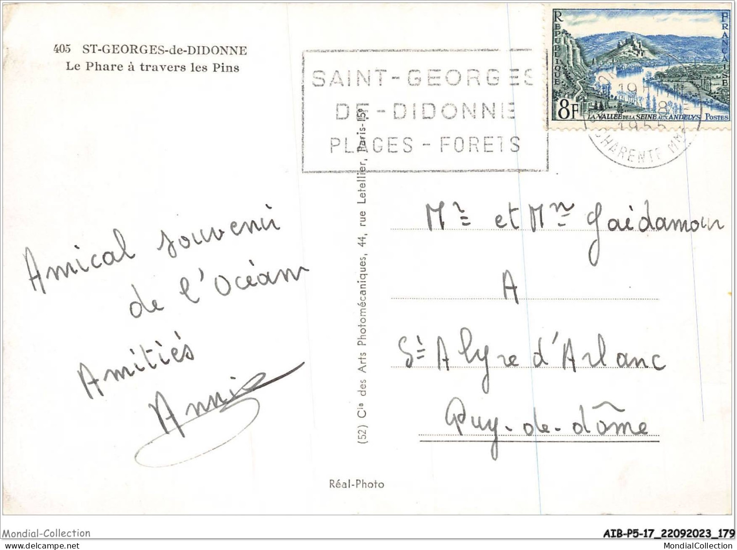 AIBP5-17-0586 - ST-GEORGES-DE-DIDONNE - Le Phare à Travers Les Pins  - Saint-Georges-de-Didonne