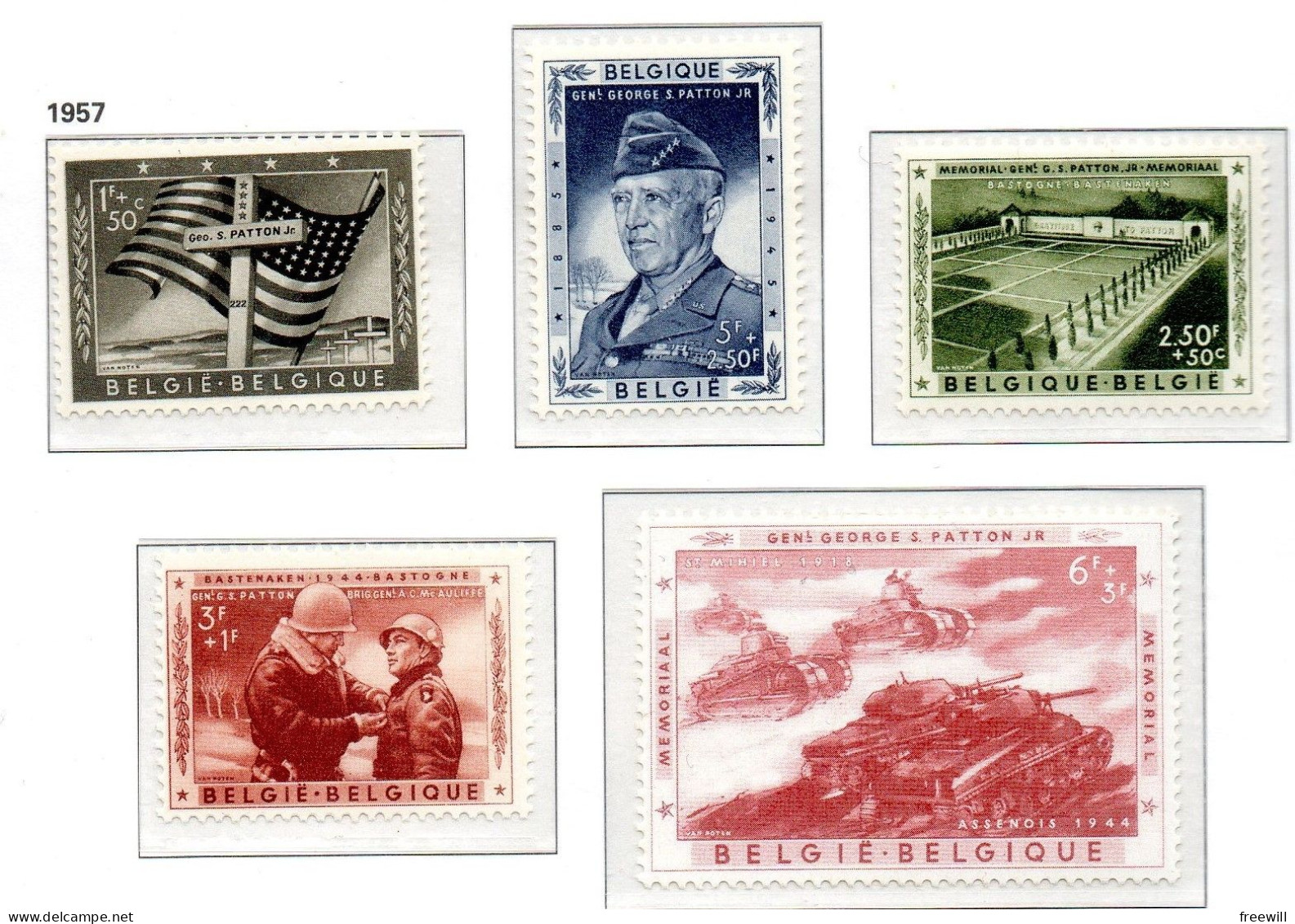 Mémorial Au Général Patton 1957 XXX - Unused Stamps