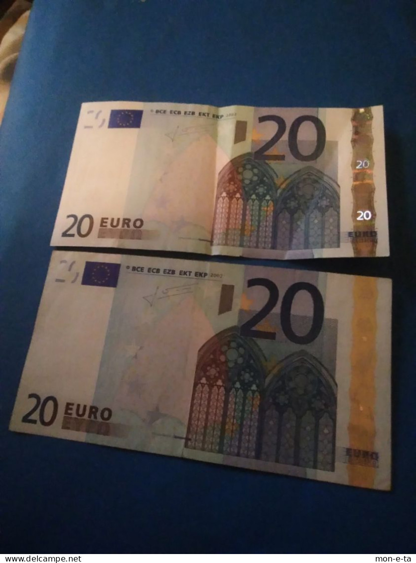 40 Euro 2- 20 Euro 2002 - 20 Euro