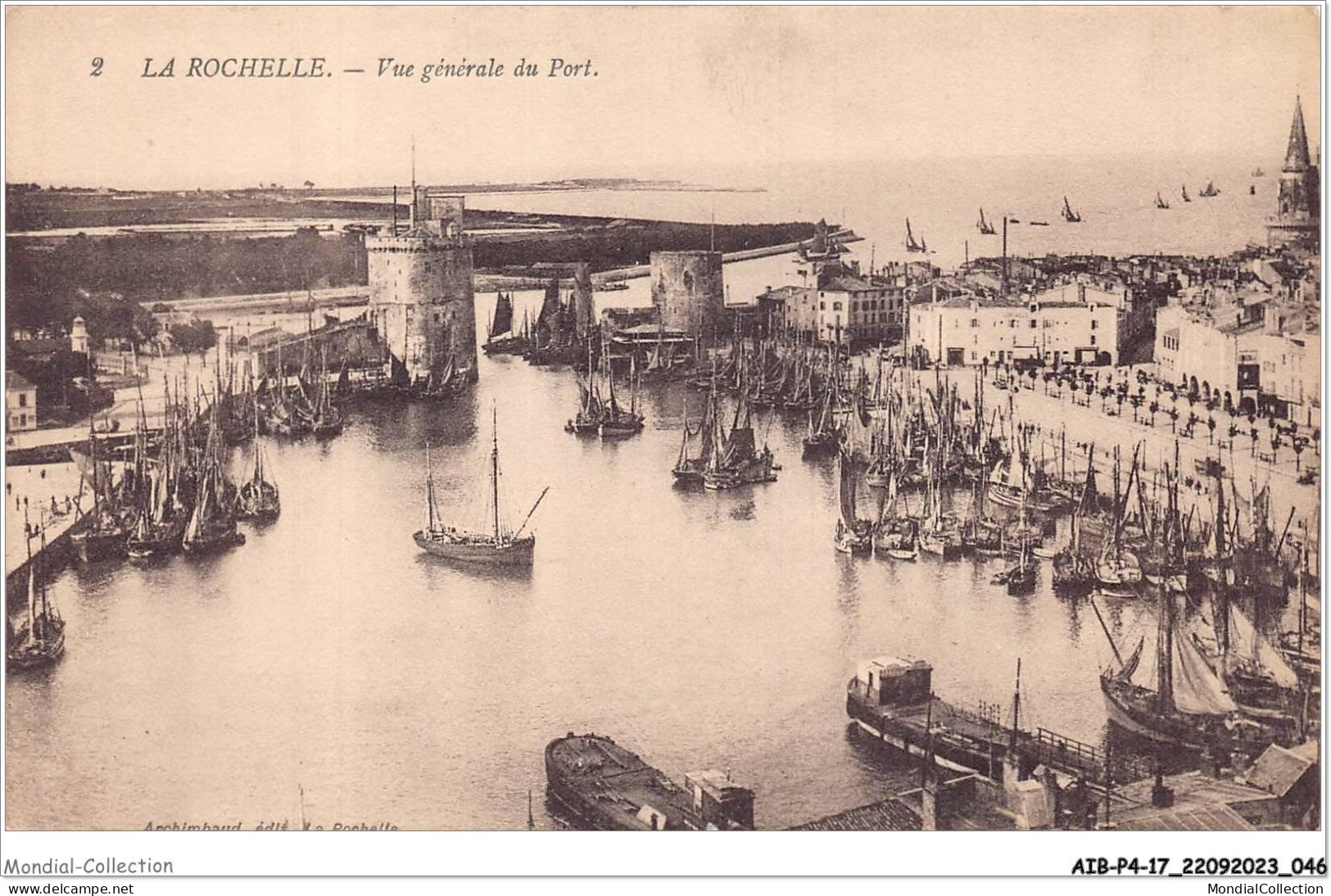 AIBP4-17-0392 - LA ROCHELLE - Vue Générale Du Port  - La Rochelle