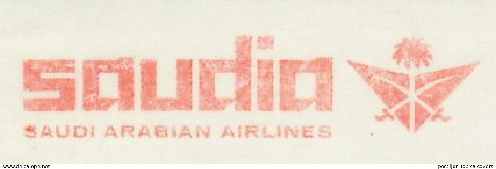Meter Cut Netherlands 1982 Saudia - Saudi Arabian Airlines - Avions