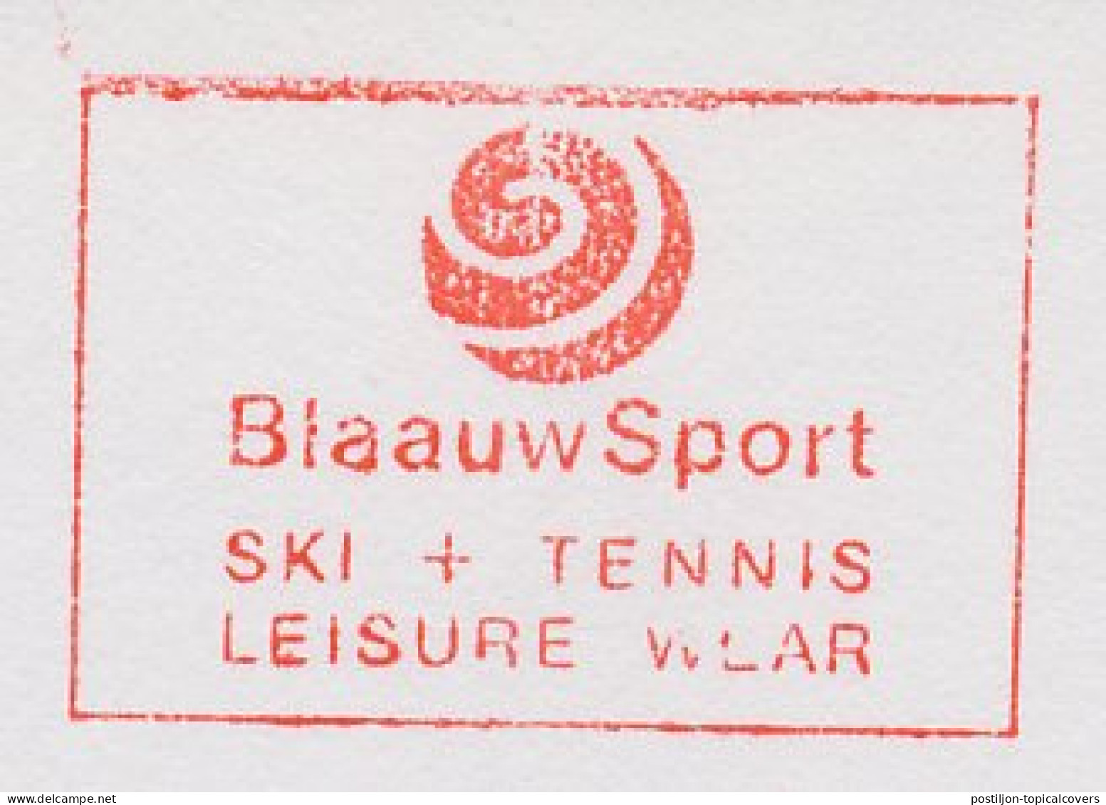 Meter Cut Netherlands 1988 Ski - Tennis - Leisure Wear - Autres & Non Classés