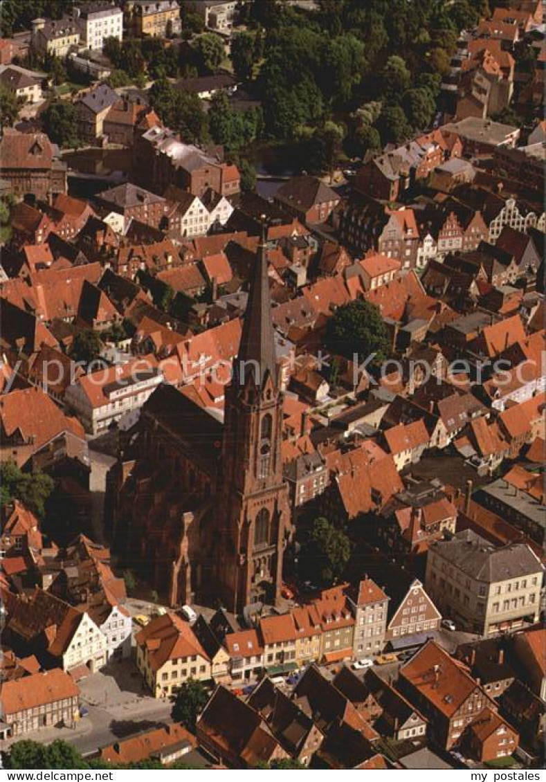 72580191 Lueneburg Luftaufnahme Sankt Nicolai Kirche Lueneburg - Lüneburg