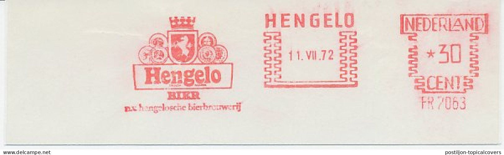 Meter Cut Netherlands 1972 Beer - Brewery - Hengelo - Vini E Alcolici