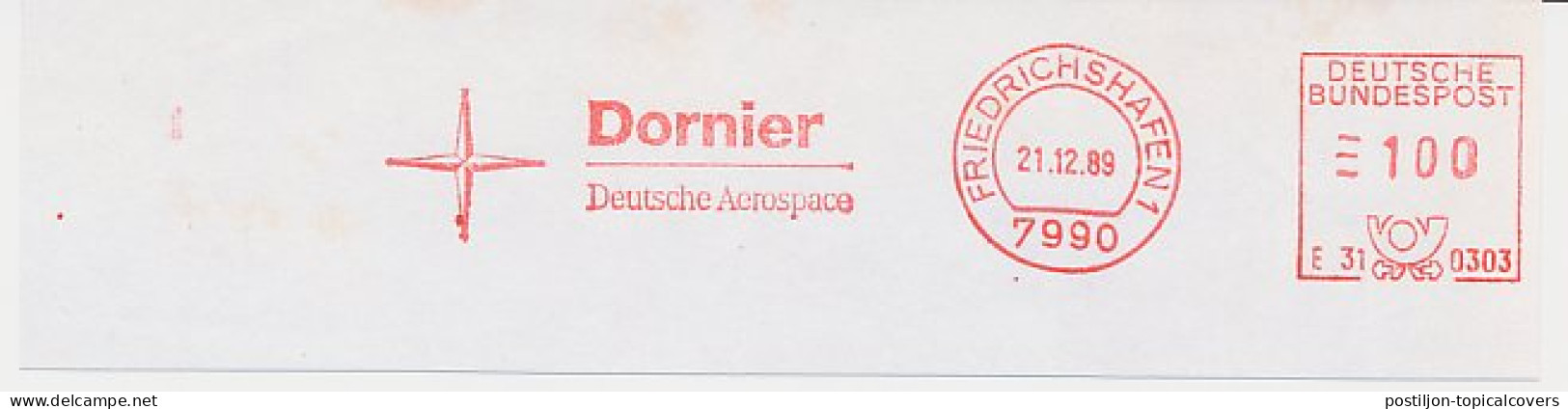 Meter Cut Germany 1989 Dornier - Aerospace - Astronomy