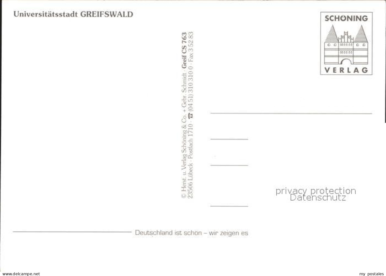 72580182 Greifswald Luftaufnahme Ostsee Universitaetstadt Greifswald - Greifswald