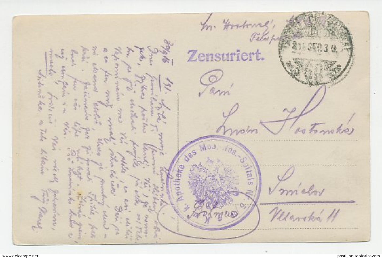 Military Service Photocard Austria 1916 Pharmacy - Hospitals - Soldiers - WWI - Apotheek