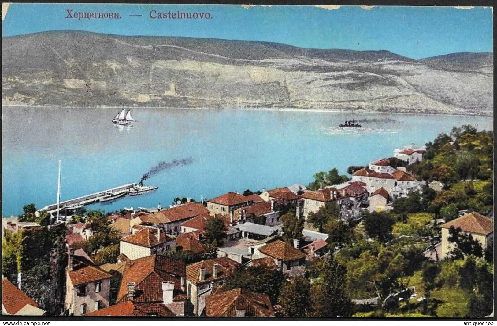 Montenegro-----Herceg Novi (Castelnuovo)-----old Postcard - Montenegro