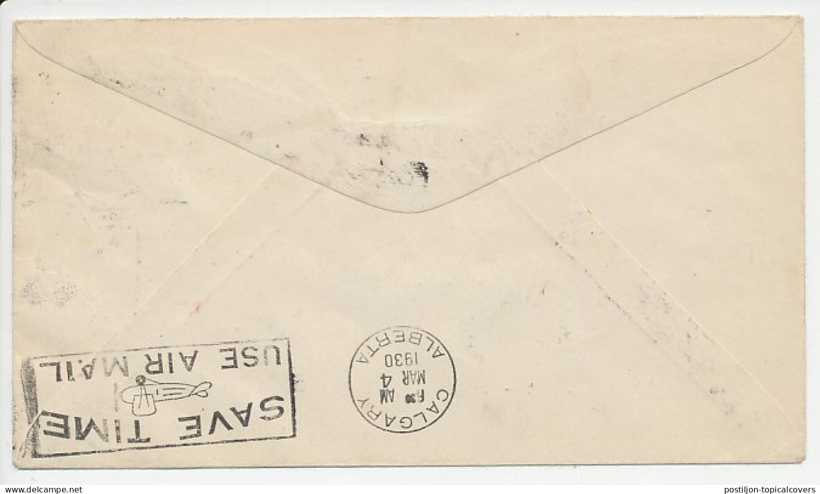 FFC / First Flight Cover Canada 1930 Indian  - American Indians
