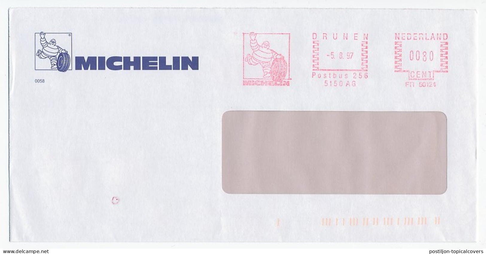 Meter Cover Netherlands 1997 Tire - Michelin - Unclassified