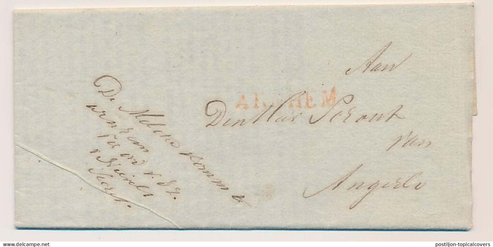 ARNHEM - Angerlo 1820 - Drukwerk Inspectie Schutterijen  - ...-1852 Préphilatélie