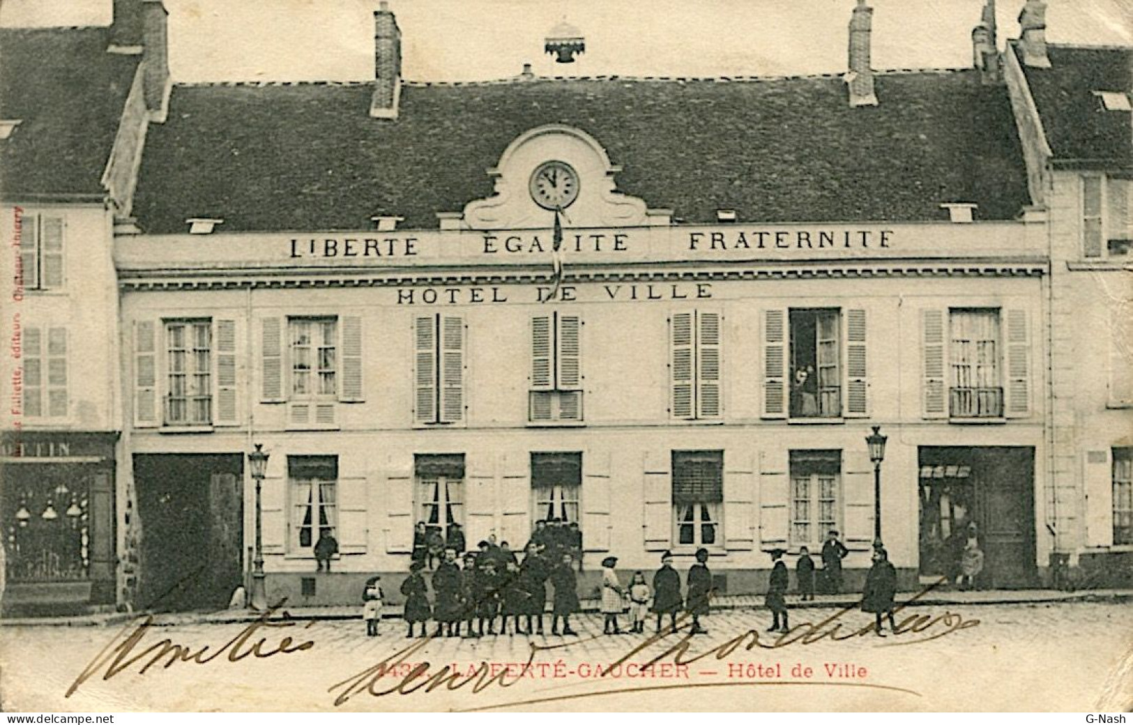 CPA 77 - La Ferté Gaucher - Hôtel De Ville - Autres & Non Classés