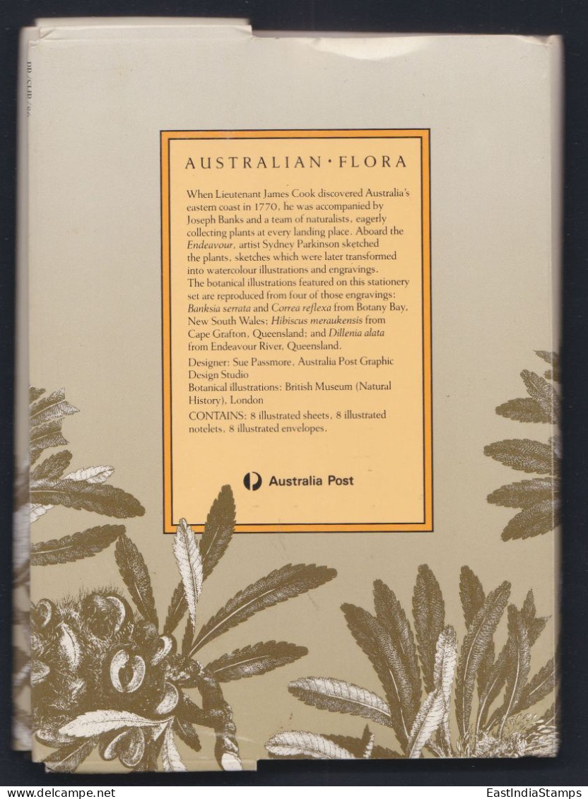 Australia Postal Stationery Australian Flora, Flower, Flowers, Australia Post, Envelopes, Notelets, Sheets, Pack - Postwaardestukken