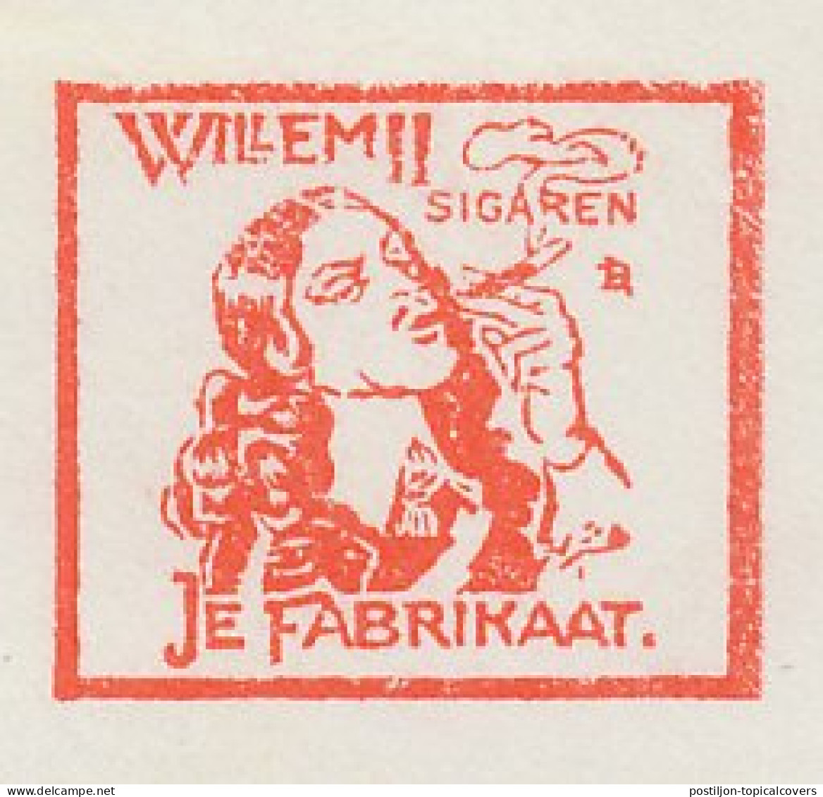 Meter Cut Netherlands 1972 Cigar - Willem II - Tobacco