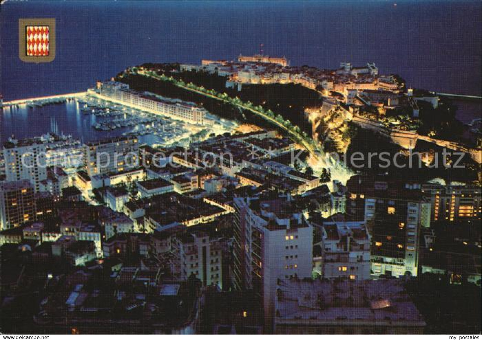 72580036 Monaco Le Port Et Le Rocher De Nuit Monaco - Other & Unclassified