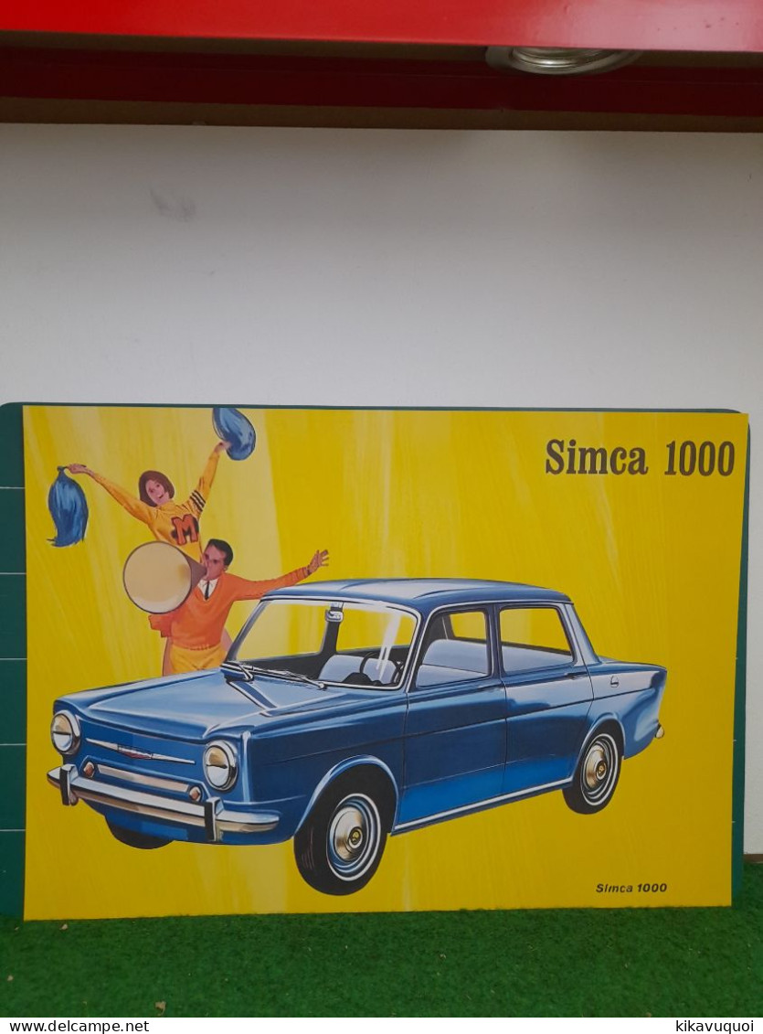 SIMCA 1000 - AFFICHE POSTER - Auto's