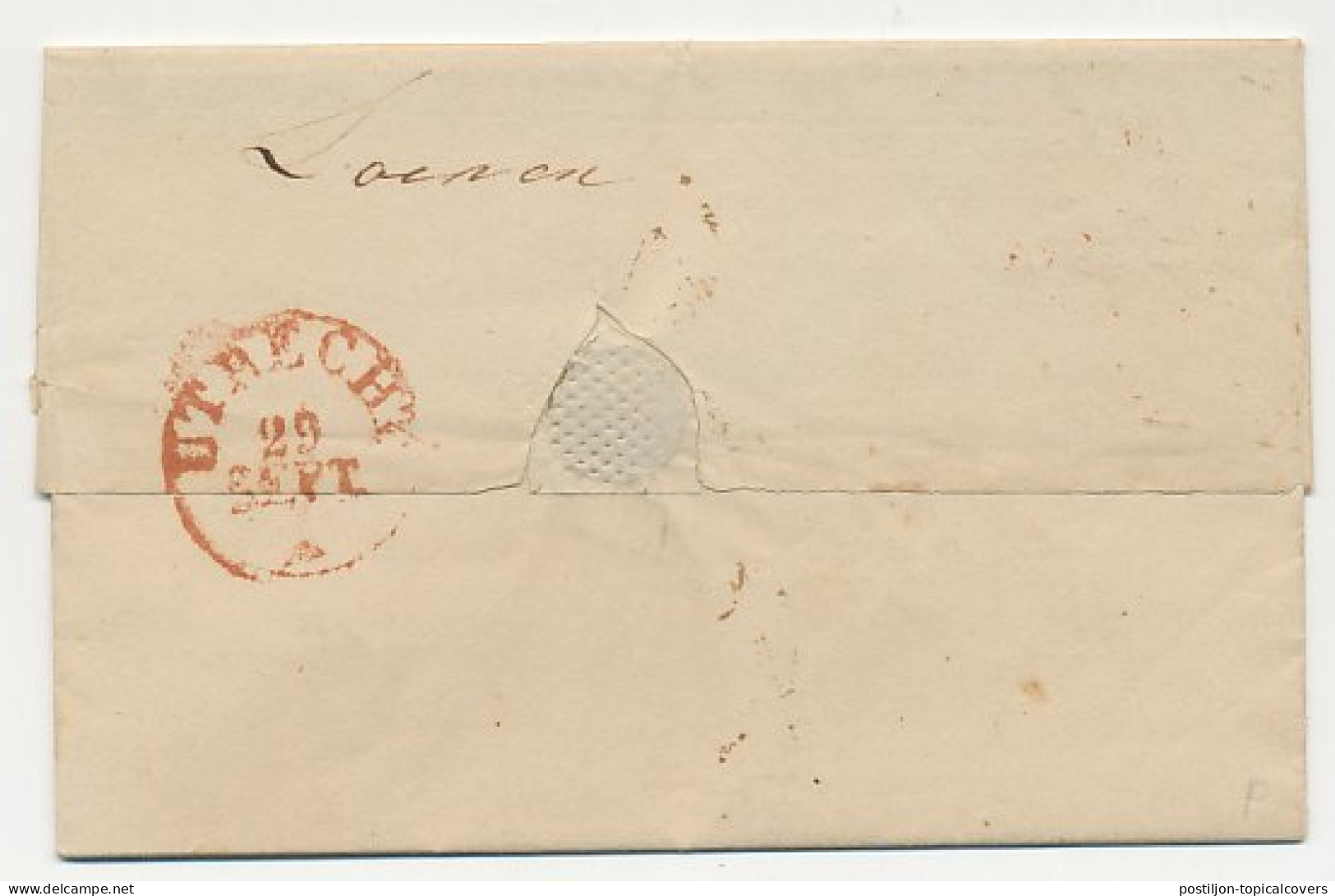 Distributiekantoor Loenen - Utrecht 1834 - ...-1852 Prephilately