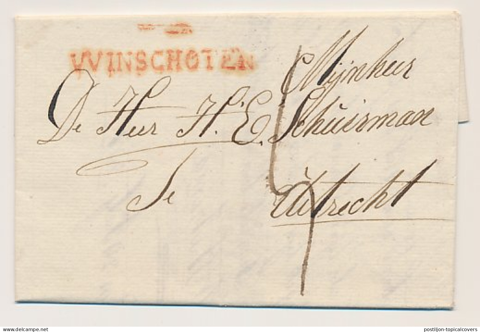 WINSCHOTEN - Utrecht 1817 - ...-1852 Préphilatélie