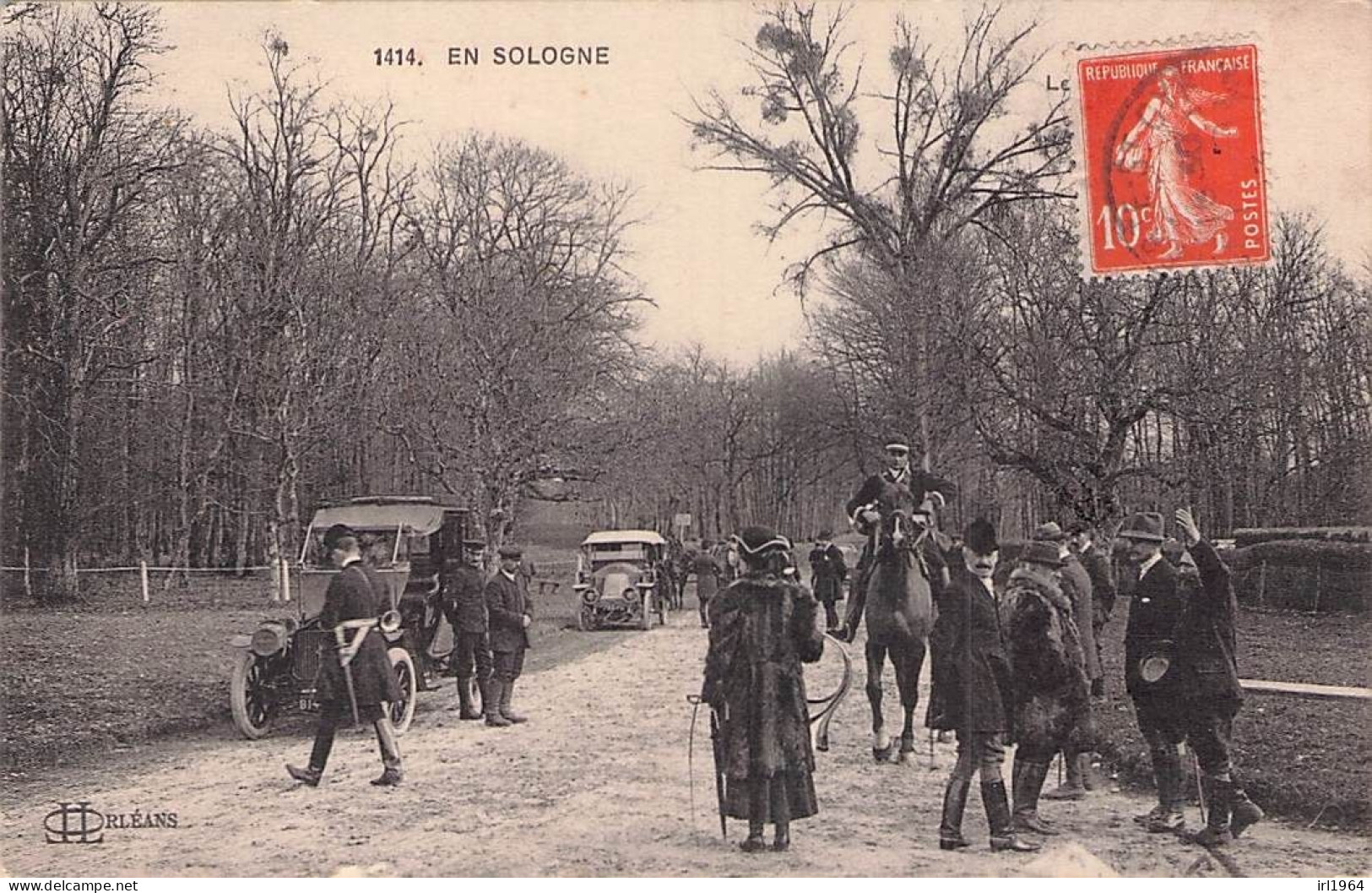 EN SOLOGNE CHASSE A COURRE N° 1414 1913 - Chasse