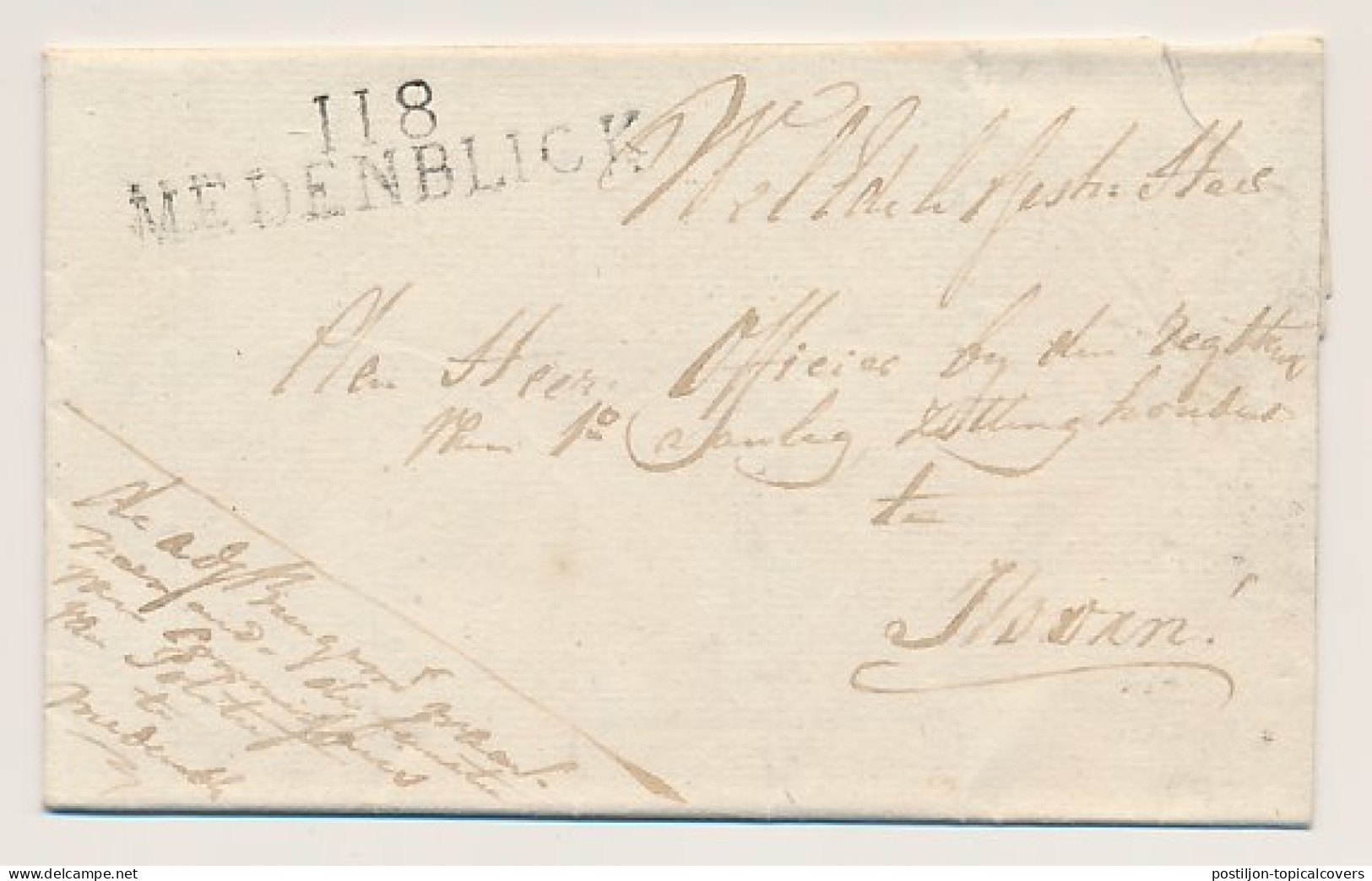 118 MEDENBLICK - Hoorn 1814 - ...-1852 Prephilately