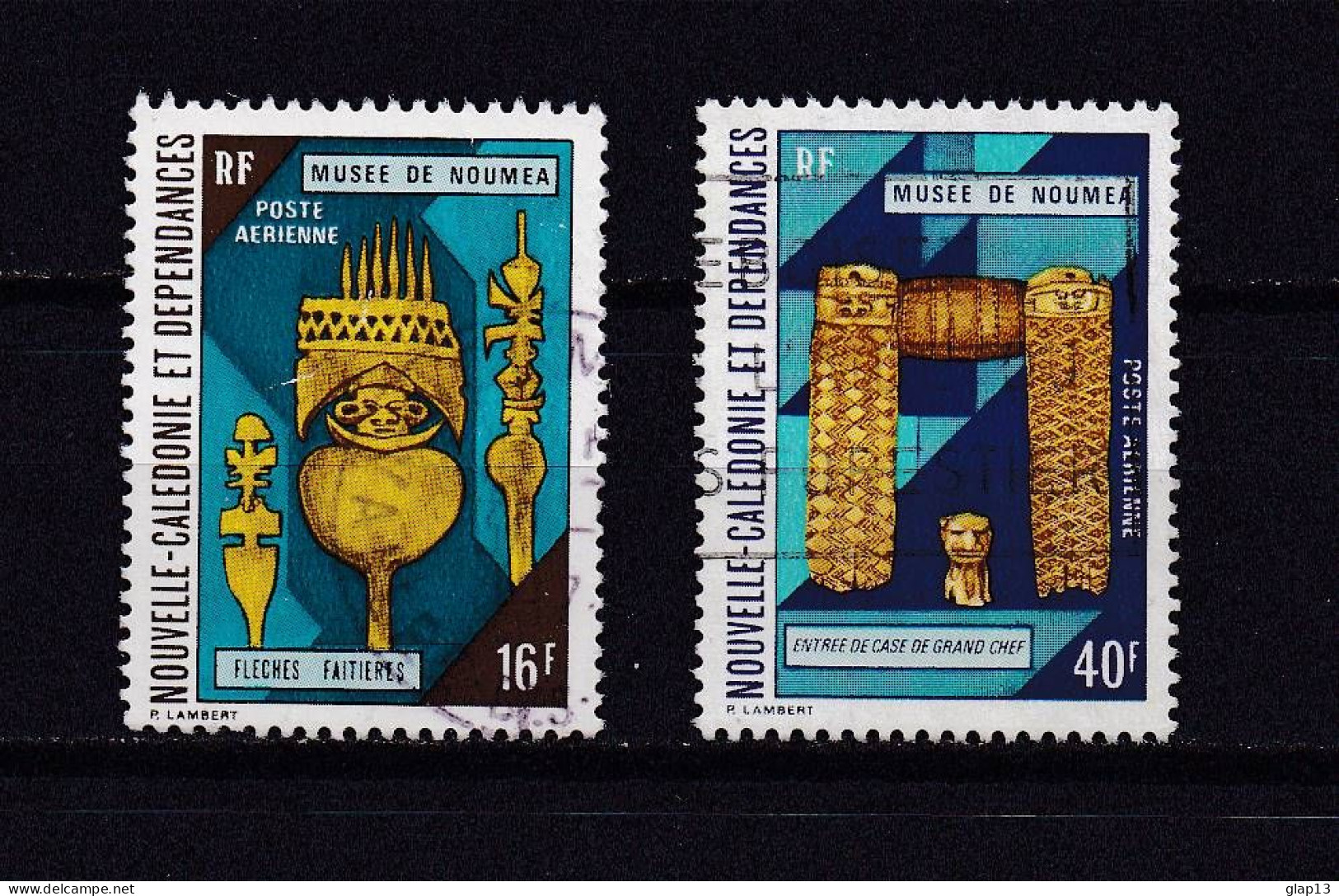 NOUVELLE-CALEDONIE 1973 PA N°142/43 OBLITERE MUSEE - Used Stamps