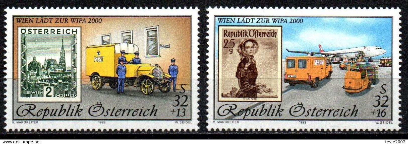 Österreich 1998 - Mi.Nr. 2270 I + 2292 I - Postfrisch MNH - Ungebraucht