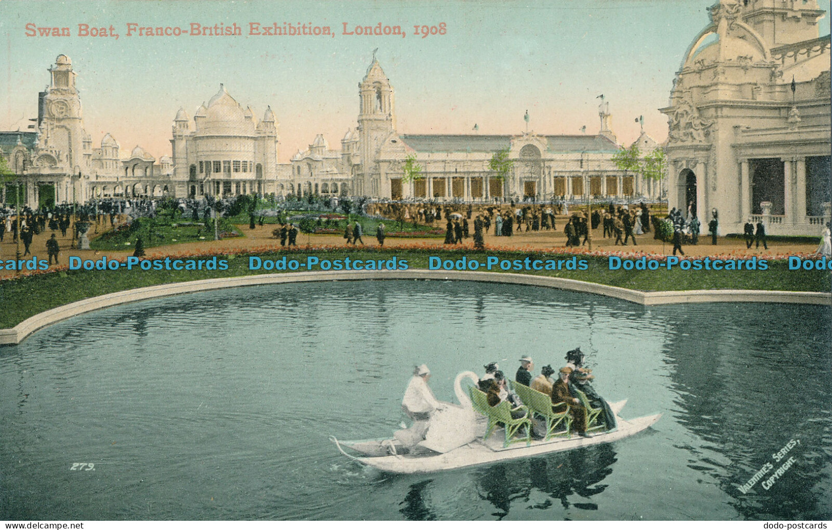 R002996 Swan Boat. Franco British Exhibition. London. 1908 - Autres & Non Classés
