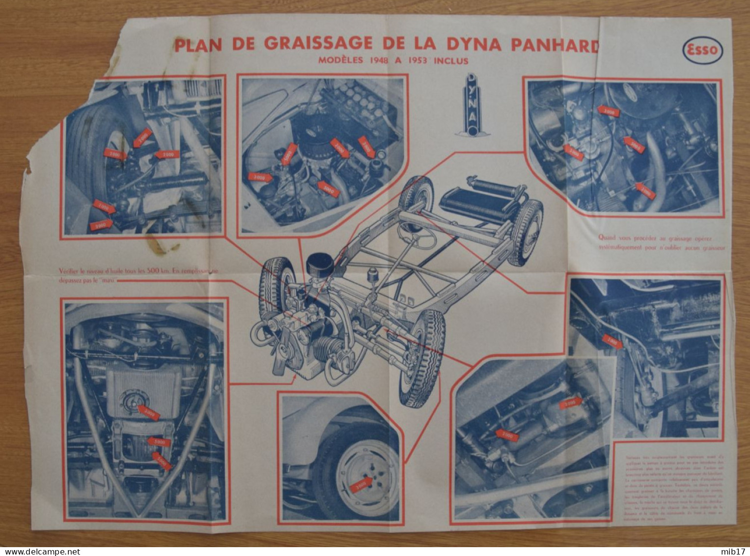 VOTRE PANHARD DYNA doc technique juin/1955 pour réparer et entrenir votre Panhard dyna tous modèles 1948-1955 et junior