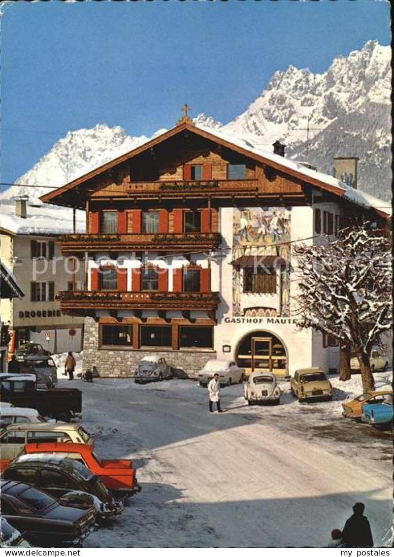 72579789 St Johann Tirol Hauptplatz Mit Wilden Kaiser St. Johann In Tirol - Autres & Non Classés