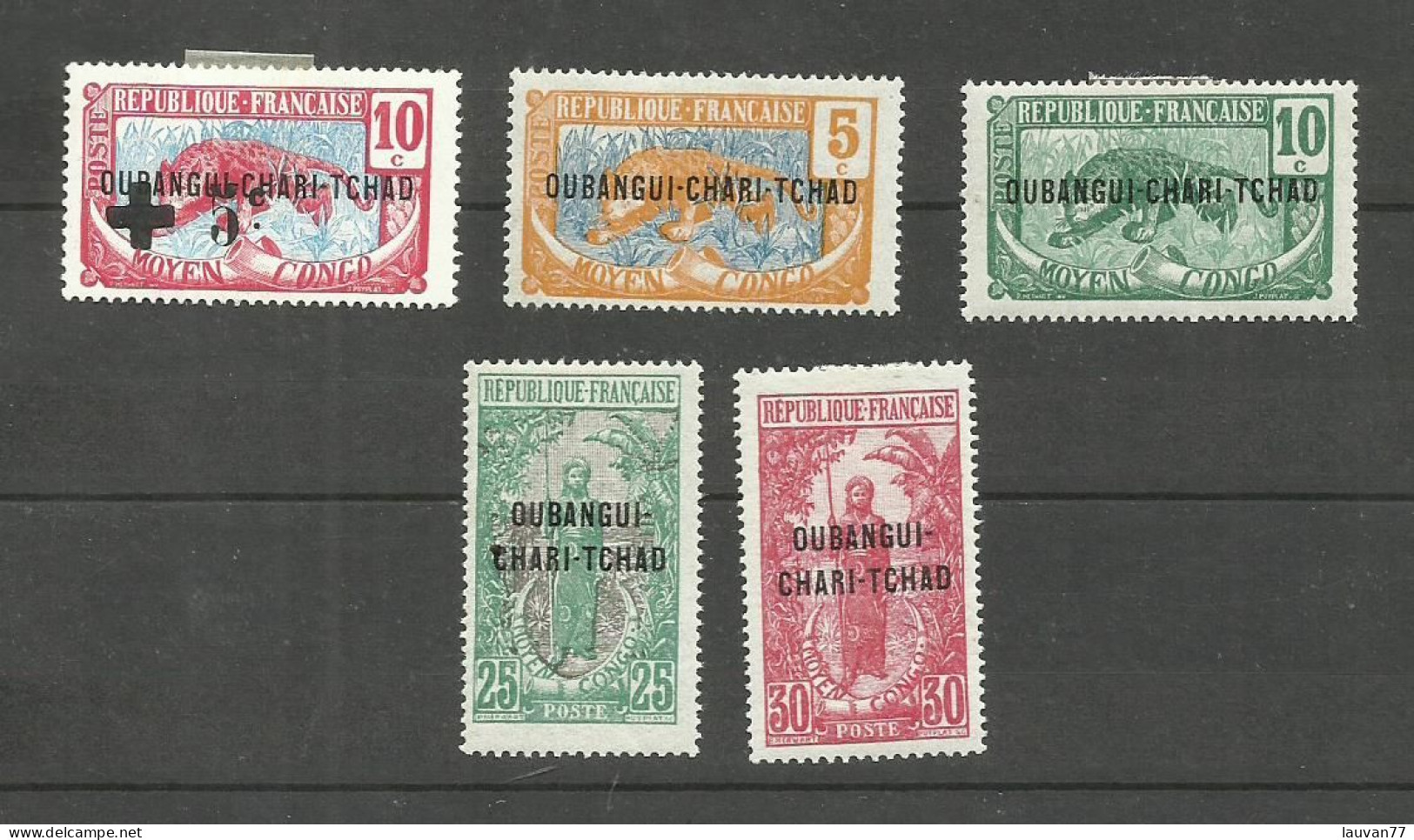 OUBANGUI N°18, 20 à 23 Neufs Avec Charnière* Cote 8.70€ - Unused Stamps