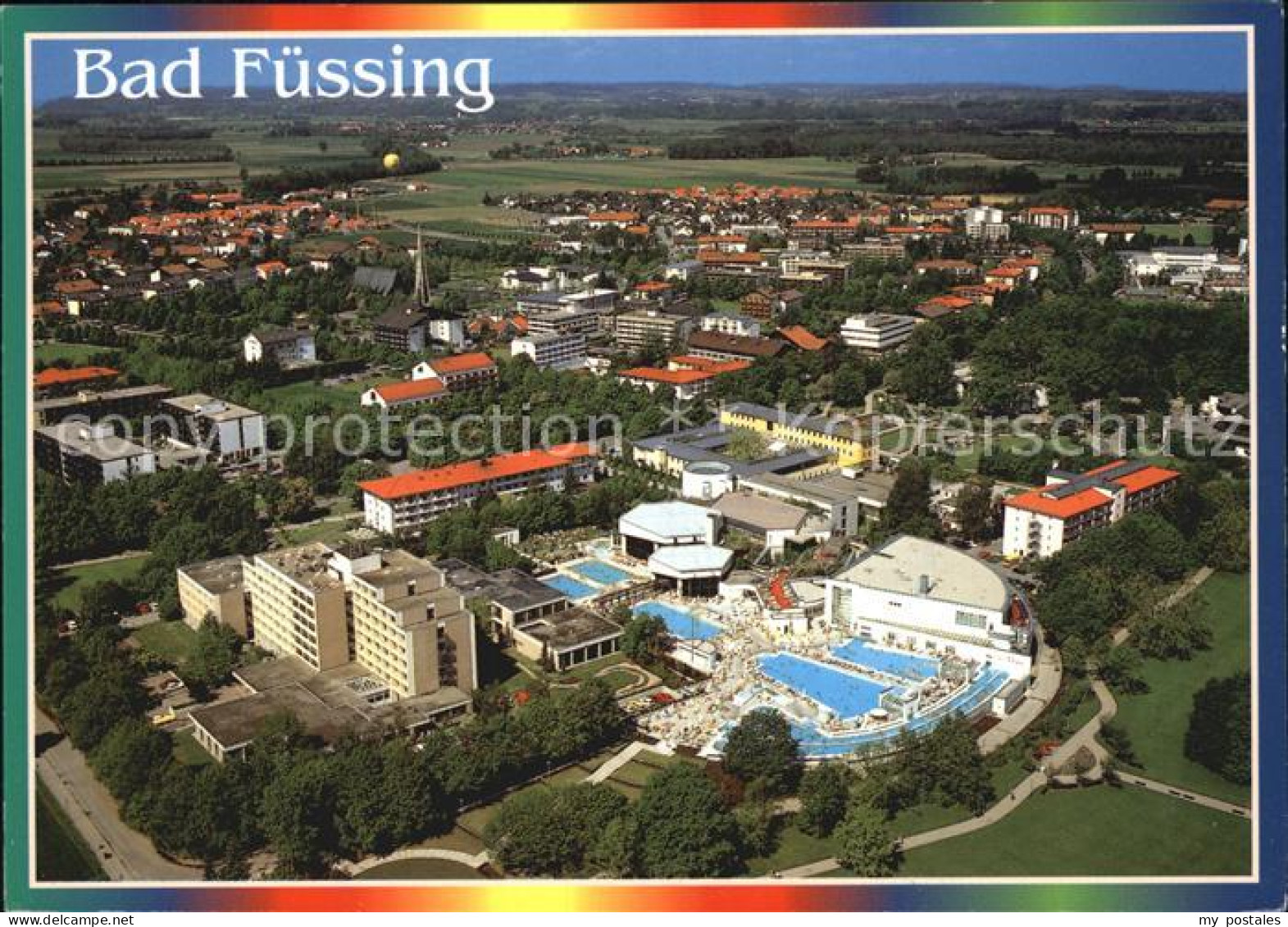72579783 Bad Fuessing Luftaufnahme Thermal Mineral Heilquellen Aigen - Bad Fuessing