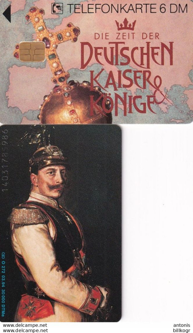 GERMANY - Die Zeit Der Deutschen Kaiser & Konige/Wilhelm II(O 272), Tirage 30000, 03/94, Mint - O-Series : Series Clientes Excluidos Servicio De Colección
