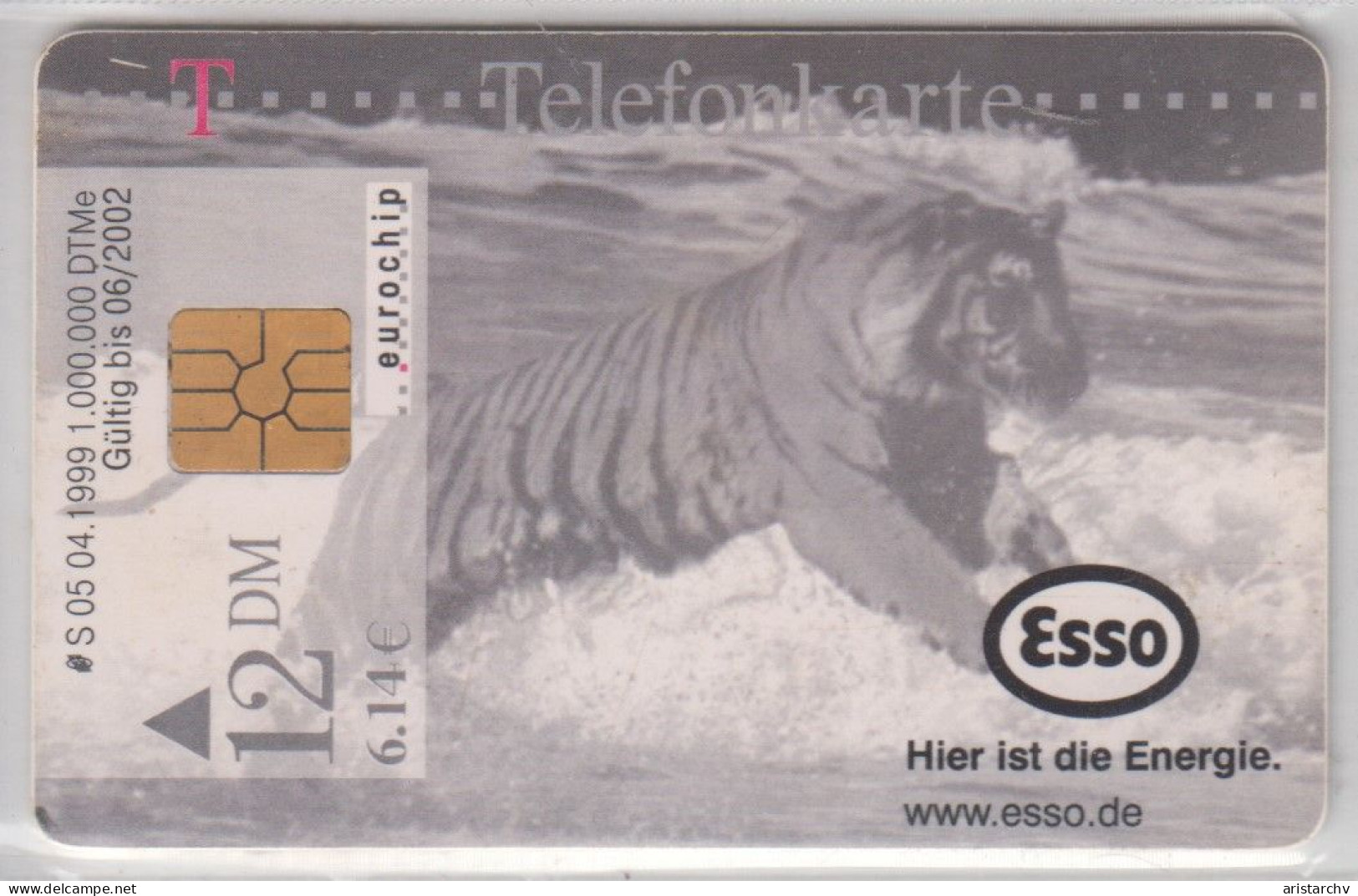 GERMANY 1999 ESSO TIGER - S-Series : Taquillas Con Publicidad De Terceros