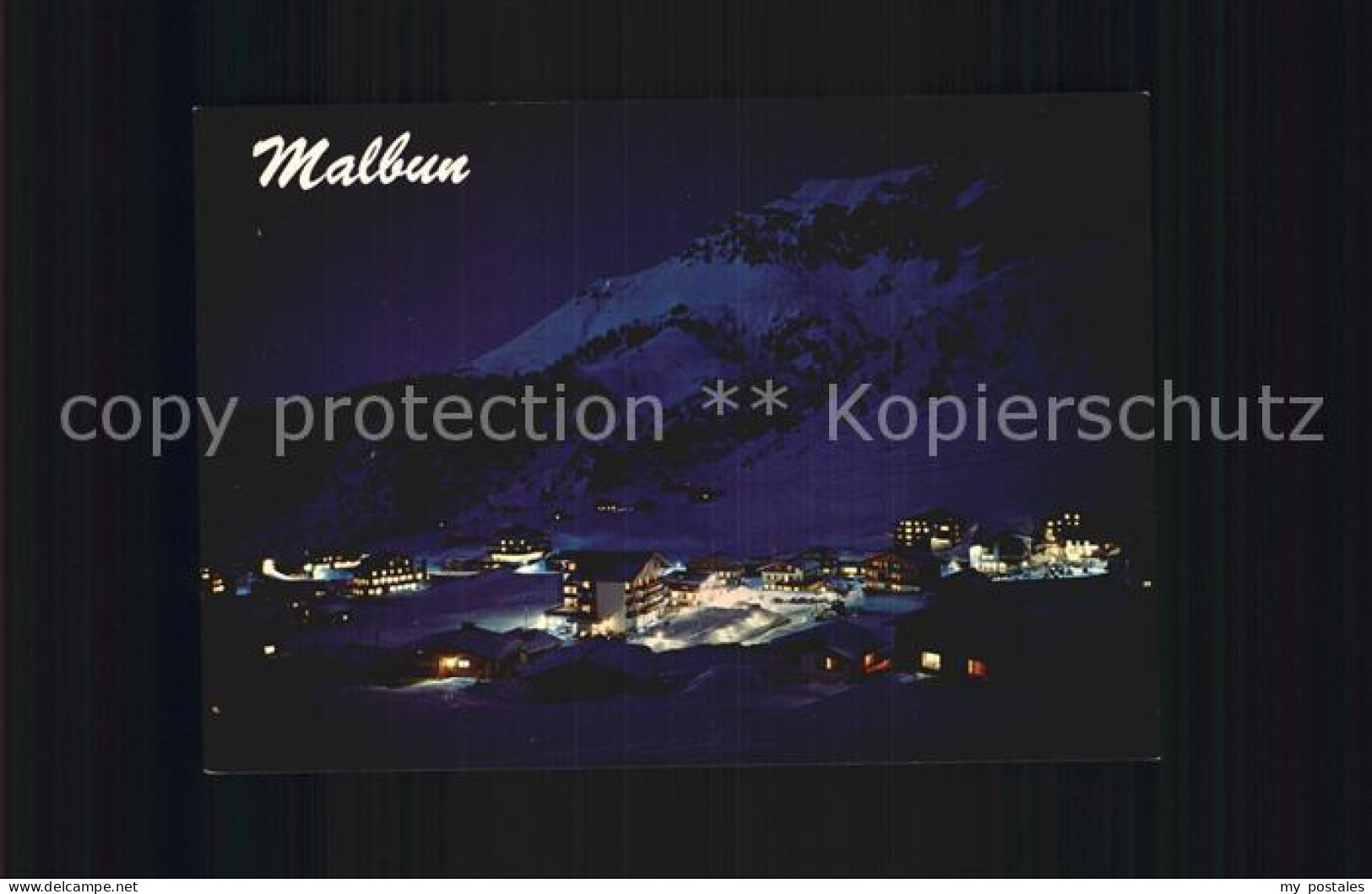 72579494 Malbun Nachtaufnahme Mit Ochsenkopf Triesenberg Liechtenstein - Liechtenstein