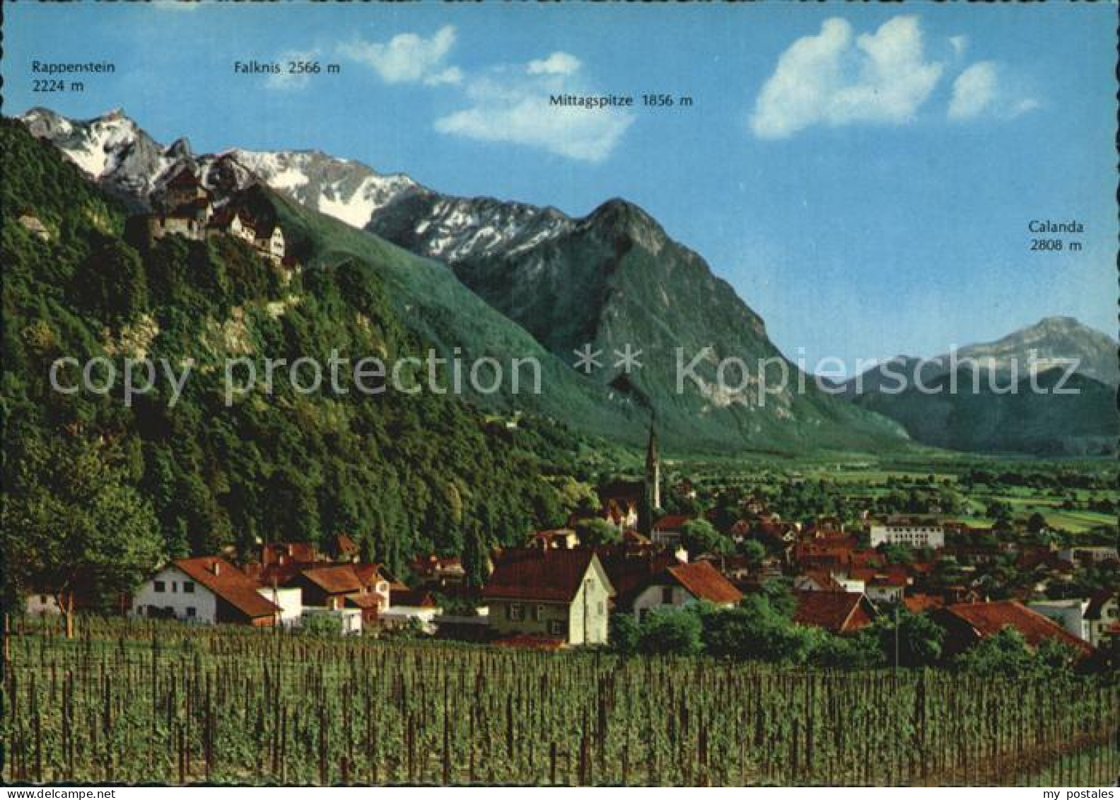 72579481 Vaduz Gesamtansicht Mit Schloss Alpen Vaduz - Liechtenstein