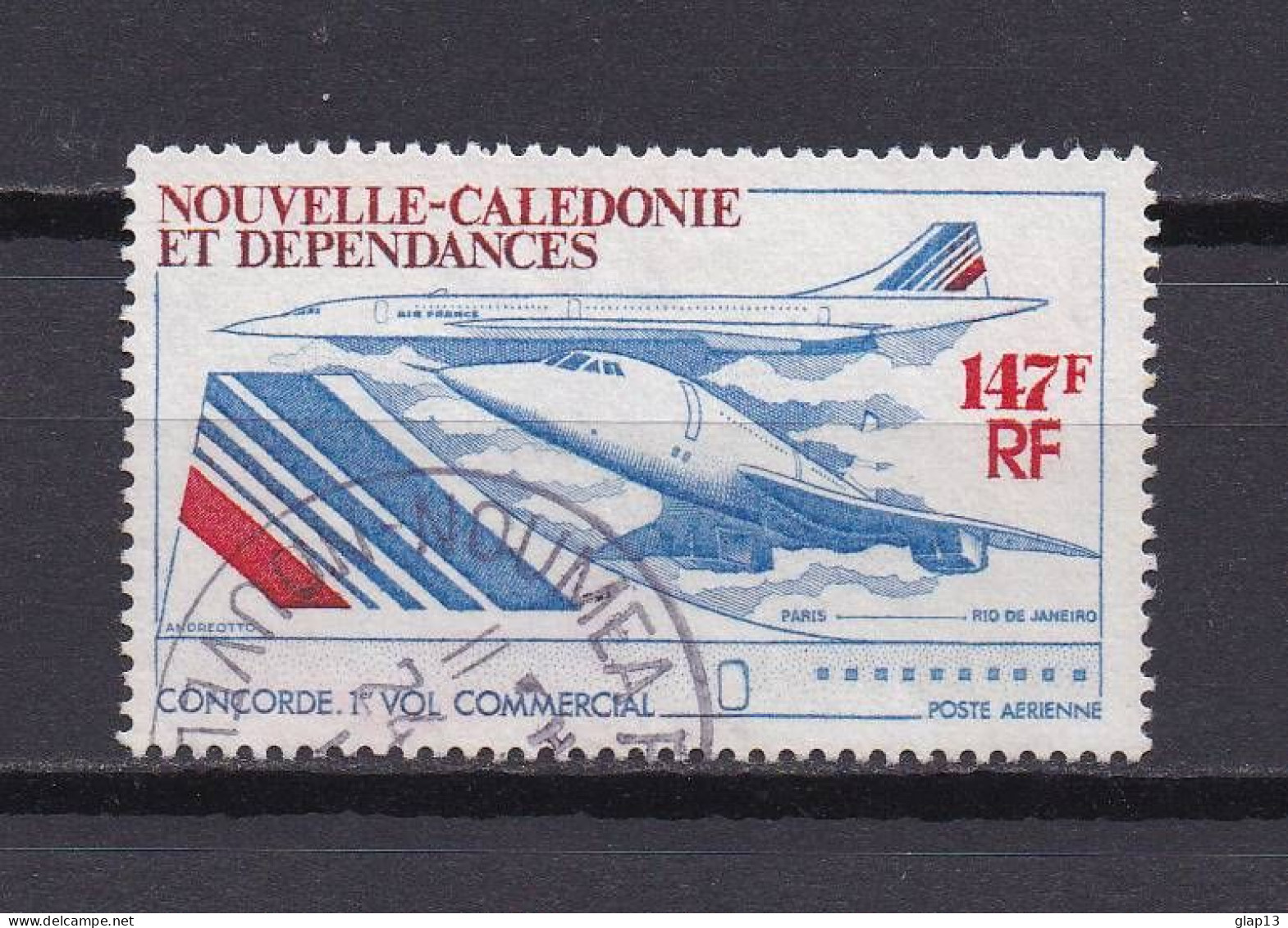 NOUVELLE-CALEDONIE 1976 PA N°169 OBLITERE CONCORDE - Gebruikt