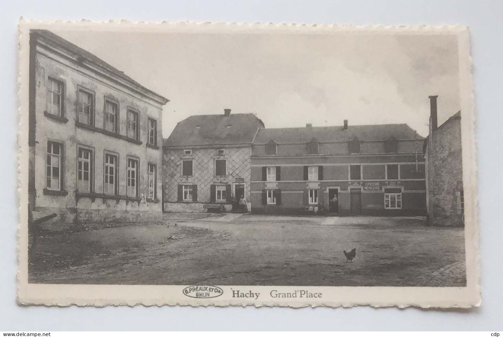 Cpa Hachy  Poule - Habay