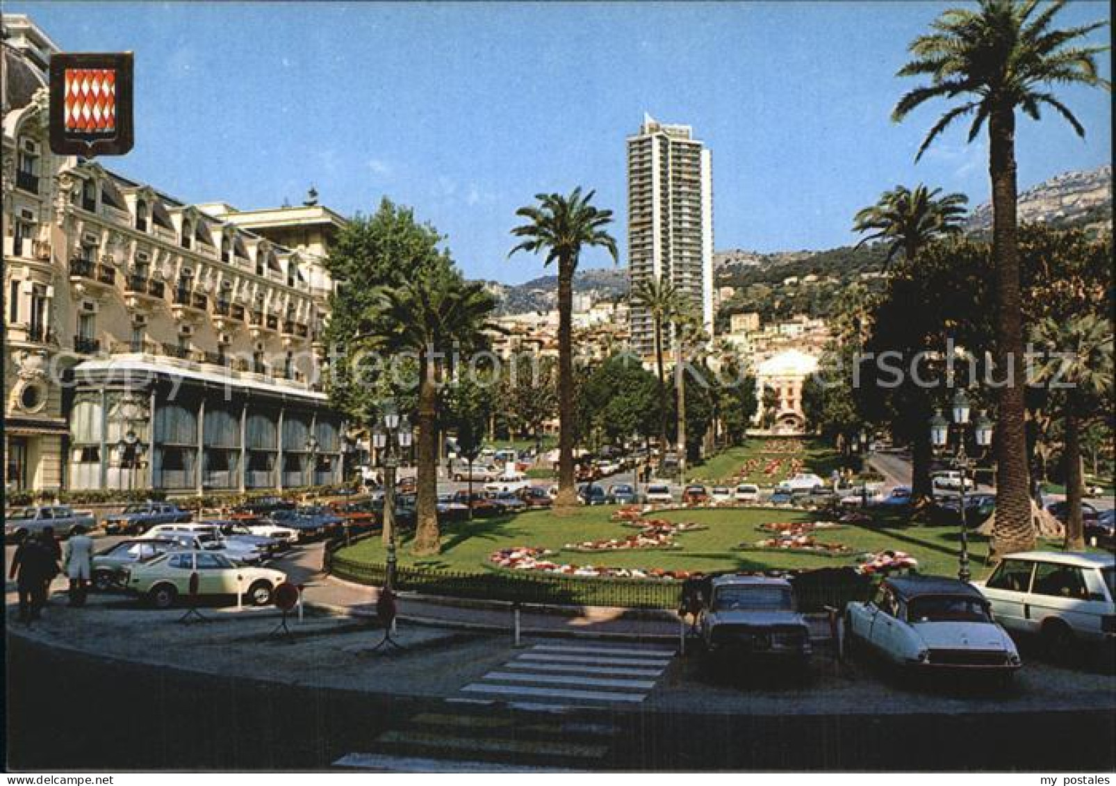 72579359 Monaco Vue De L Hotel De Paris Et Des Jardins Depuis Entree Du Casino M - Andere & Zonder Classificatie