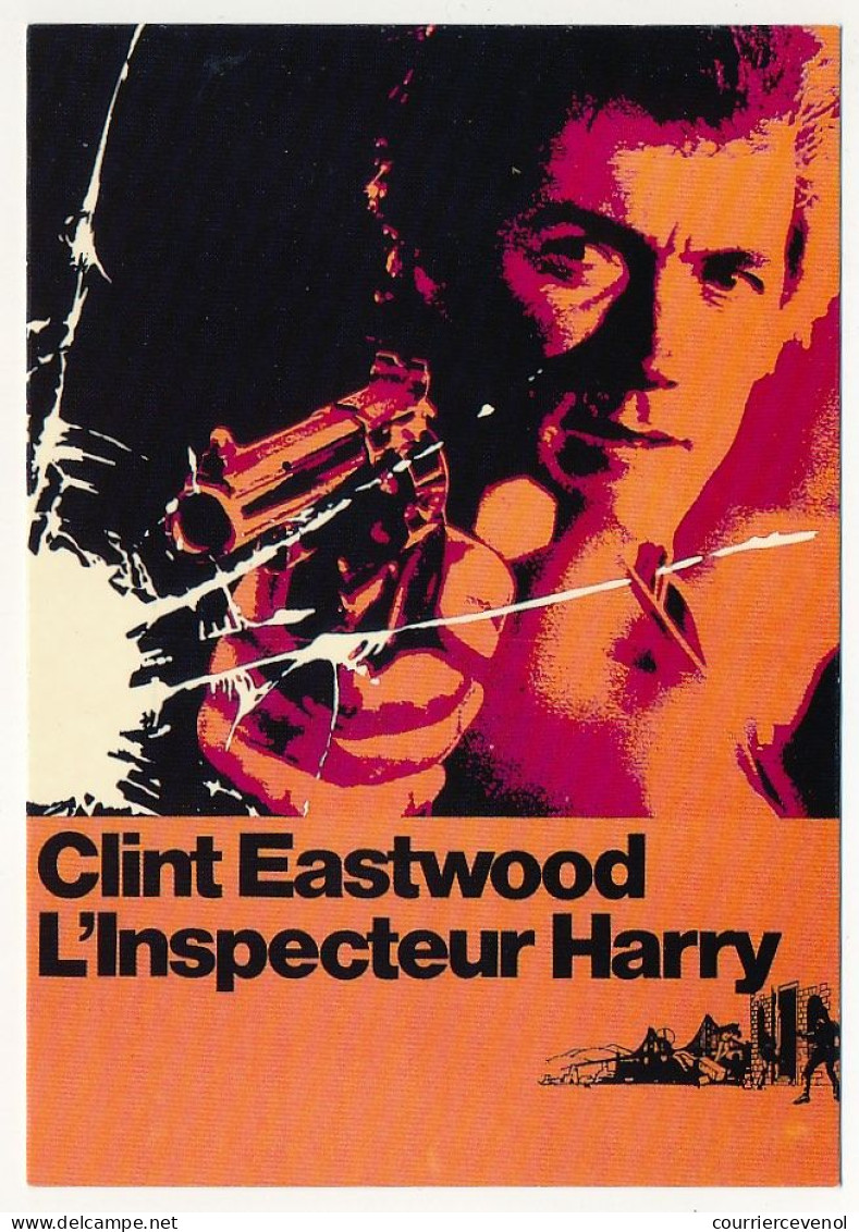 CPM - "L'Inspecteur Harry" - Clint Eastwood - Affiches Sur Carte