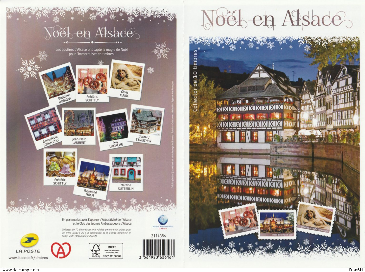 Collector 2014 - Noël En Alsace - Neuf - Autoadhesif - Autocollant - Collectors