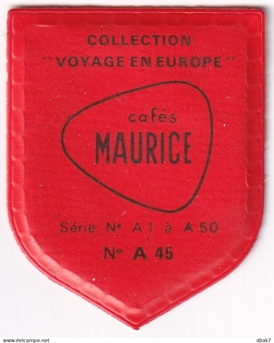 Chromo Plastifié Cafés Maurice Collection Voyage En Europe N° A 45 Rotterdam - Tea & Coffee Manufacturers