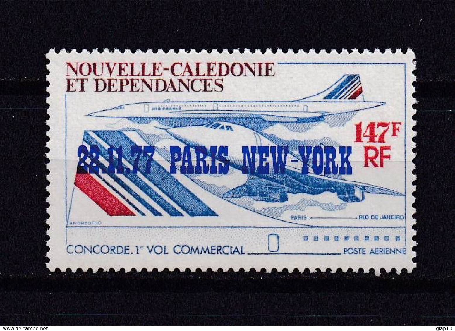 NOUVELLE-CALEDONIE 1976 PA N°181 NEUF** CONCORDE - Ungebraucht