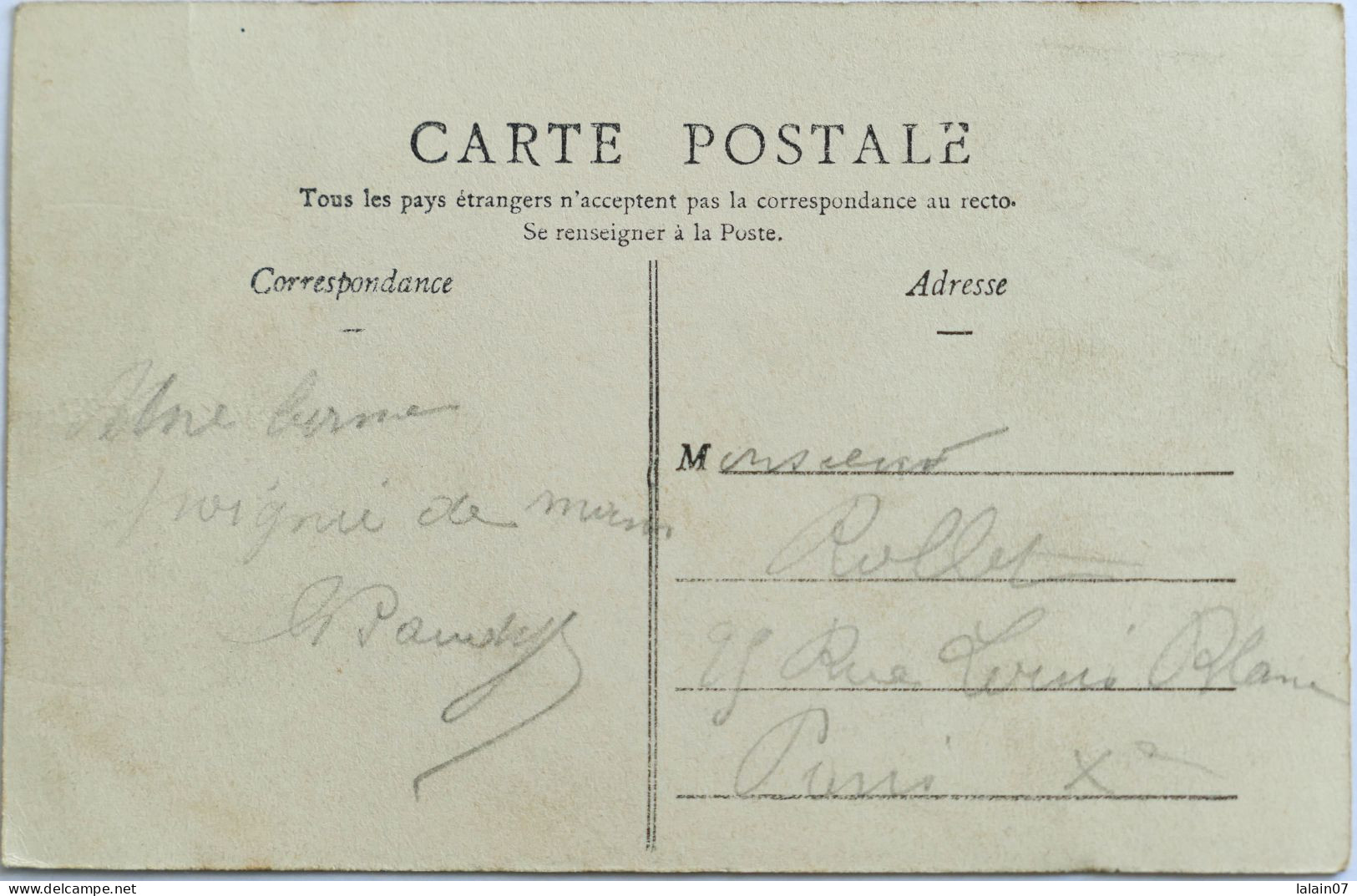 C. P. A. : 08 : GRANDPRE : Rue Du Château, Timbre En 1906 - Other & Unclassified