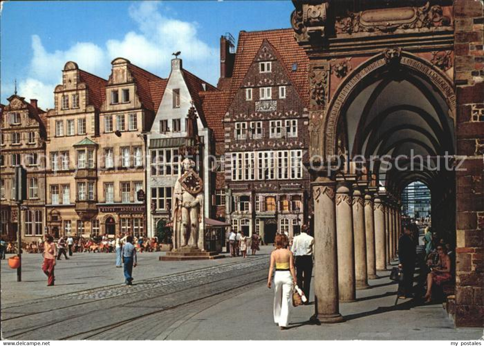 72579213 Bremen Marktplatz Mit Roland Rathaus-Arkaden Arbergen - Bremen